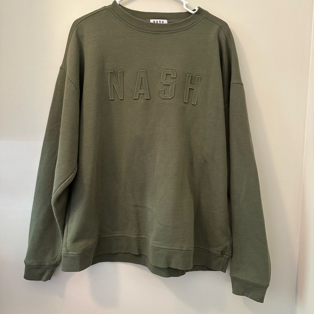 NASH Sweatshirt army green L/XL
